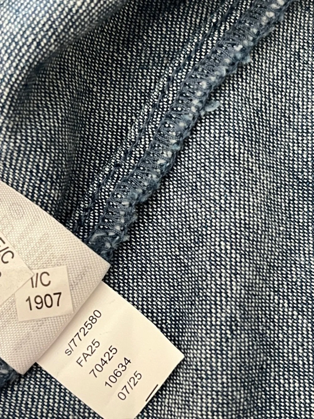 Loft Denim Chambray Seamed Midi Pocket Shirtdress - 8 - Picture 10 of 10